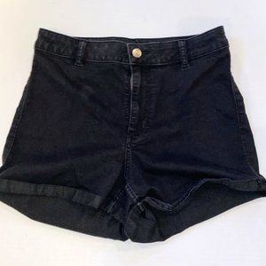 H&M DIVIDED High Waisted Stretchy Shorts
